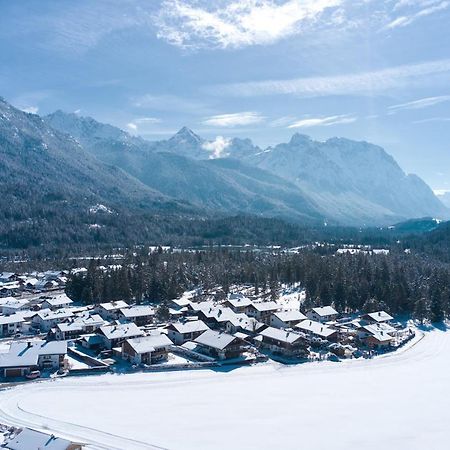 Ferienwohnung Zum Hirschgarten Krün Buitenkant foto