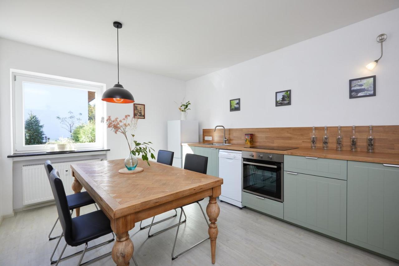 Ferienwohnung Zum Hirschgarten Krün Buitenkant foto