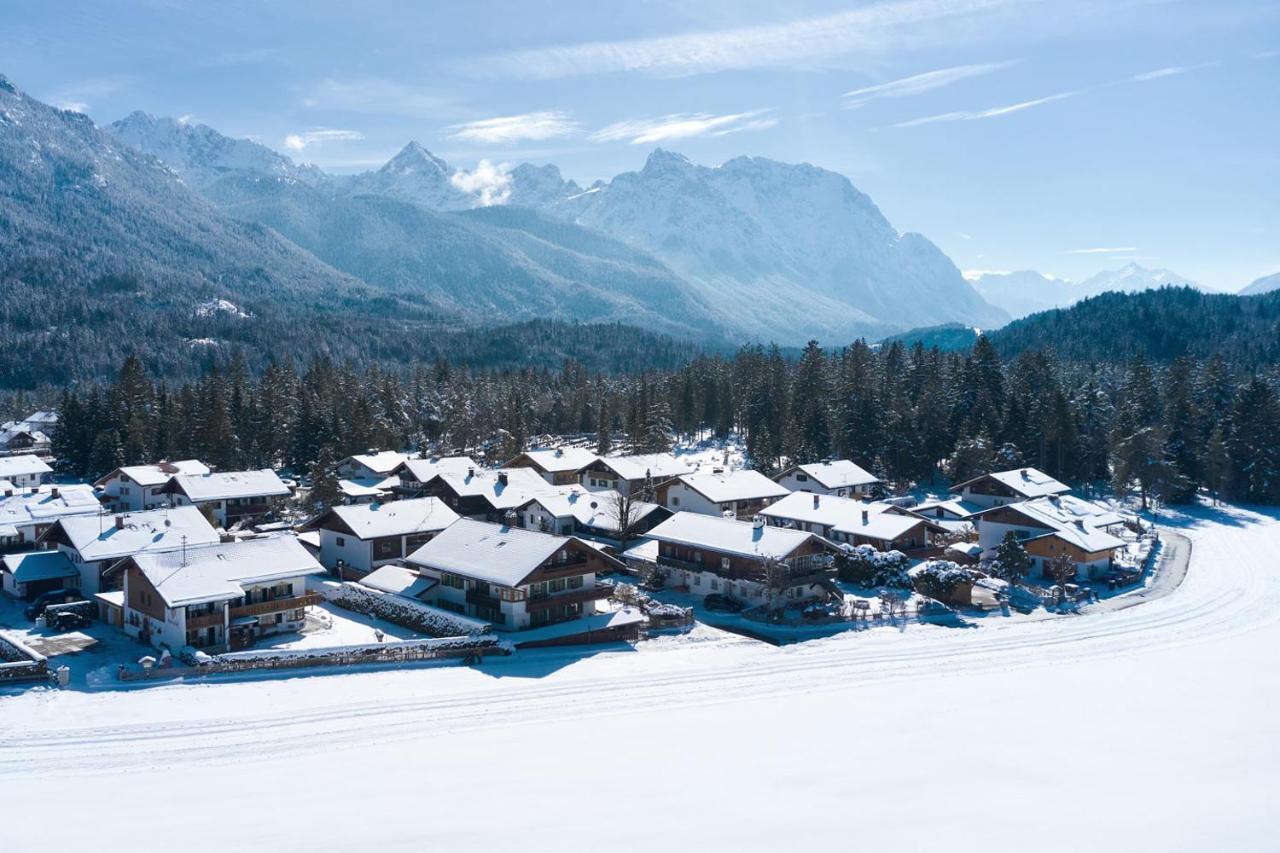 Ferienwohnung Zum Hirschgarten Krün Buitenkant foto