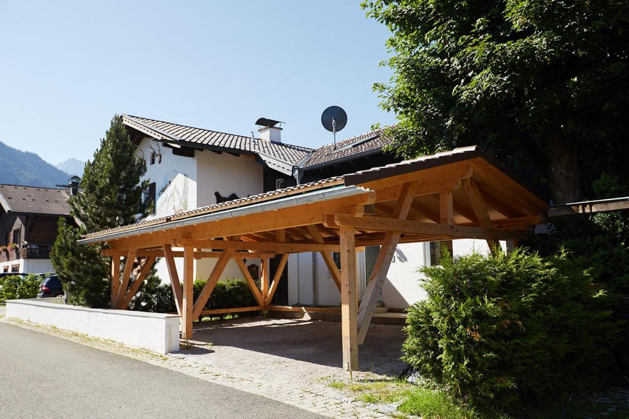 Ferienwohnung Zum Hirschgarten Krün Buitenkant foto